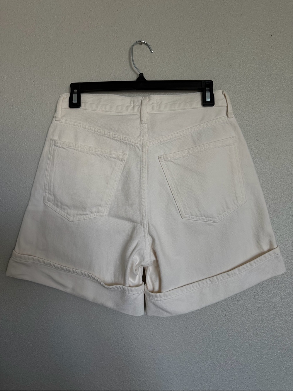 Agolde Dame Shorts High Rise Baggy Cuff - Size 26 - Picture 7 of 8